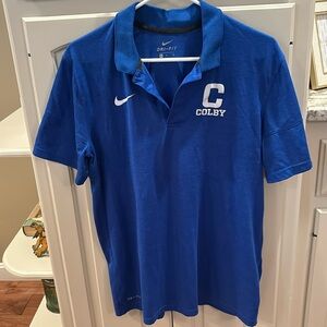 Nike Dri-fit golf shirt : Colby College. In excellent condition.